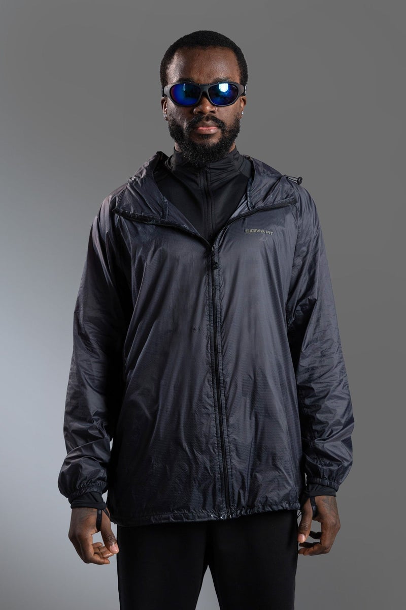 SIGMA FIT Windbreaker Jacket Dark Gray - Image 1